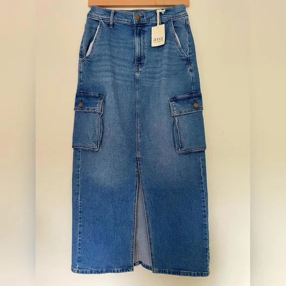 a.n.a Blue Denim Skirt Casual Style - Picture 1 of 7